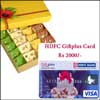 HDFC Gift plus card worth Rs.2000/- +1kg  Assorted sweets - Click here to View more details about this Product